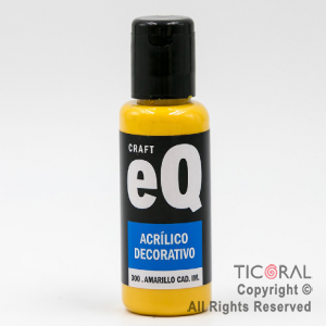 ACRIL.DECOR.EQ 300 AMARILLO CADMIO IMIT 50ML X 6 UNIDADES